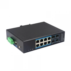 Switches 12 Ports, 8 PoE Ports Switch UTEPO UTP6312S-PSB