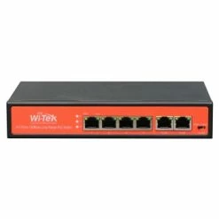 Switches 6 Ports, 4 PoE Ports Switch Wi-Tek WI-PS505V