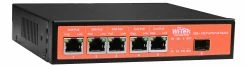 Switches 5 Port, 5 PoE Switch Wi-Tek WI-PS306GF-UPS